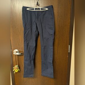 Men's Navy Blue Cotton Jos. A. Bank Tailored Fit Dress Pants 34 X 34